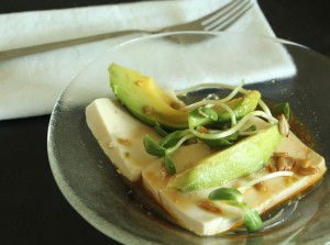 avocado tofu sprout