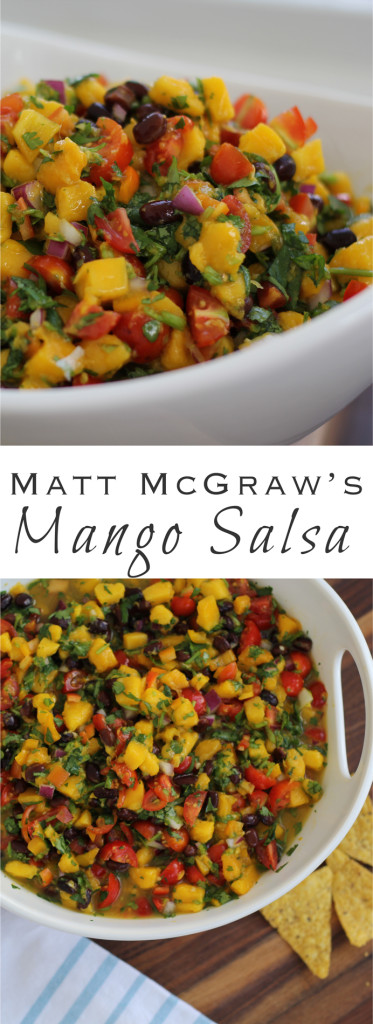In Pine Island, Florida, where everyone has a mango tree in their backyard, Matt McGraw's mango salsa has been voted THE BEST of all time. I finally got the recipe!