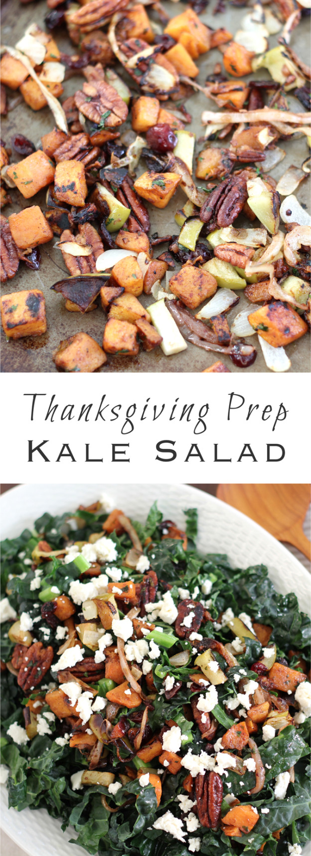 Thanksgiving Prep Kale Salad - Suwannee Rose