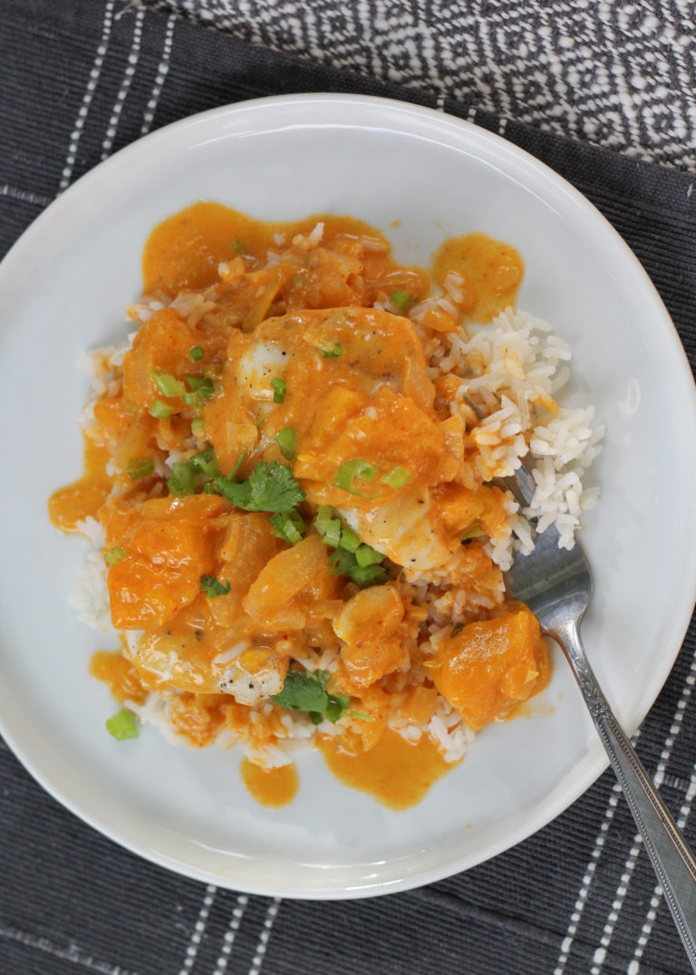 Mango Coconut Fish Curry - Suwannee Rose